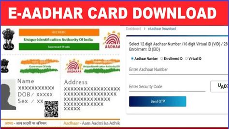 aadhar smart card download|aadhaar smart card download online.